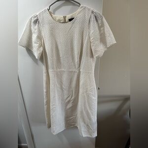 J. Crew Cream Eyelet Dress